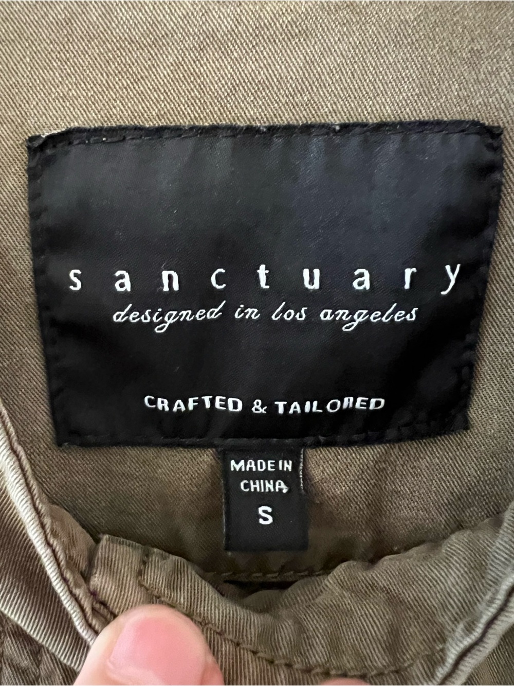 Sanctuary Olive Green Utility Jacket with Front Pockets - Picture 4 of 7